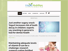 Tablet Screenshot of liquid-nutrition-vitamins.com